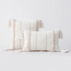 Beige Decorative Pillow Covers 18x18 Inch Soft Linen Texture Couch Throw Pillows Farmhouse Cushion Covers with Elegant Design for Sofa Bedroom Living Room Home Decor