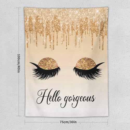 Eyelashes Tapestry Wall Hanging Tapestries Wall Backdrop Room Poster Art Aesthetic Decor for Home Office Bedroom Living Room Dorm 30"x40" - color: Eyelashes-1, size: 40"L x 30"W