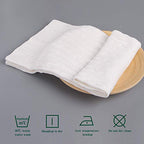 NTBAY 100% Pure Cotton Cable Knit Toddler Blanket, Super Soft Warm Breathable 30x40 Baby Blanket for Crib, Stroller, Nursery, Travel, Newborn, 30x40 Inches, White - color: White