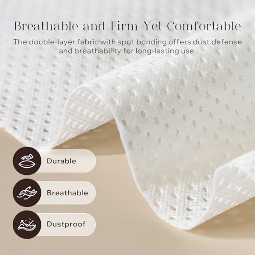 Phantoscope Pillow Inserts, Hypoallergenic 100% Virgin Fiber Square Form Microfiber Throw Pillow Inserts, Couch Bed Pillows 45x45 cm, 18x18 Inch (Pack of 4) - size: 18x18 Inch