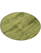 Rugs.com - Angelica Collection Rug – 4 Ft Round Green Easy-Clean Rug – Ideal for Entryways, Bedrooms, and Home Offices - color: Green, size: 4' (Round)