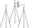 Heybe Swivel Hanging Basket Chains 23 Inches 3 Leads Hanging Chains Flower Pot Hanger Replacement Plant Hangers for Planters and Lanterns, Pack of 3 (3 Legs-Swivel) - style: 3 Legs-Swivel