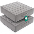Codi Thick Replacement Couch Cushions 2 Sets, Upholstery Foam with Washable Covers for Sofa Cushion Chair Meditation - 24 × 24 × 5 Inch, High Density Foam, Grey - color: Grey, size: 24 Inch (Pack of 2)