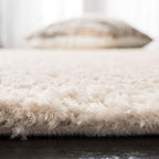 SAFAVIEH August Shag Collection Accent Rug - 2' x 3', Beige, Solid Design, Non-Shedding & Easy Care, 1.2-inch Thick Ideal for High Traffic Areas in Entryway, Living Room, Bedroom (AUG900D) - color: Beige, size: 2' x 3' (Rectangular)