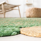 SAFAVIEH Cape Cod Collection 2' 3" x 8' Green / Natural CAP201Y Handmade Boho Braided Jute & Cotton Entryway Foyer Living Room Bedroom Kitchen Runner Rug - color: Green/Natural, size: 2'3" x 8' (Runner)