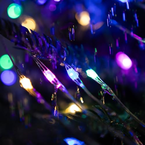 Fairy Lights Plug in,100FT 300LEDs Waterproof Led String Lights,8 Modes Remote Twinkle Light for Outdoor Indoor Christmas Wedding Birthday Garden Party Decorations,Silver Wire,Multicolor - color: Multicolor, size: 100FT 300Leds