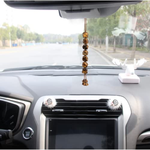 Hanging Ornaments Natural Tiger Eye Ornaments Home Decor Gemstones Reiki Feng Shui Ornament Window Wall Ornament - color: A-style 4