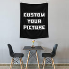 BLINGPAINTING Custom Tapestry: Upload Images, Personalize, Create Your Own Wall Hanging for Living Room, Bedroom, Dorm (27" W x 39" L) - size: 39"L x 27"W