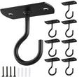 2.5in Ceiling Hooks for Hanging Plants 8Pcs Black - color: Black, size: 2.5In 8Pack
