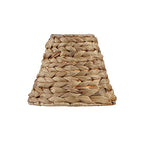 Aspen Creative 51004 Empire Clip On Chandelier Water Hyacinth Lamp Shade, 3" Top x 6" Bottom x 4-3/4" Slant Height - color: Water Hyacinth