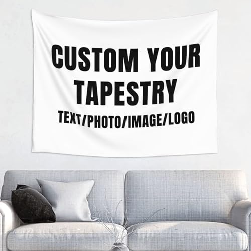 Personalized Tapestry Custom Tapestry Upload Images Banners and Signs Customize For Bedroom Tapestrys Decor Living Room Home - size: 37"L x 29"W