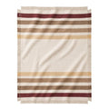 Driftwood Trail Striped Afghan Throw Blanket | Thick & Cozy | Cotton USA Made (73x48) - color: Driftwood Trail