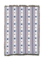 Pure Country Weavers Stars and Stripes - Americana Gift Tapestry Throw Blanket Woven from Cotton - Made in The USA (50X60) - color: Stars and Stripes, size: 50x60