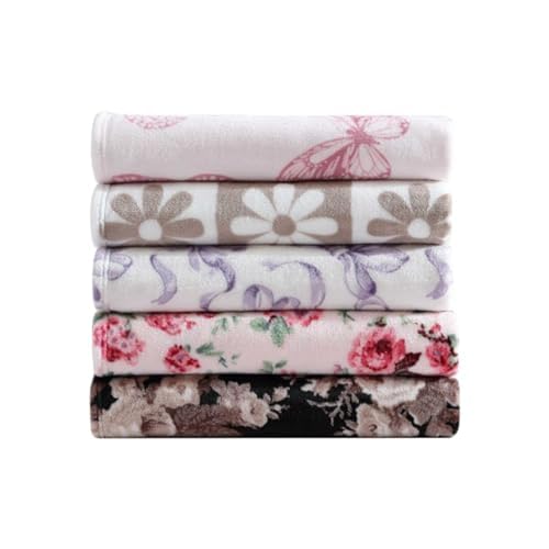 Betsey Johnson - Blanket, Buttery-Soft Throw Blanket for Couch or Bed, Boldly Plush & Oversized Bedding (Vintage Floral Black, 50" x 70") - color: Vintage Floral Black
