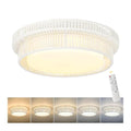 Rattan Light Fixtures Ceiling Mount, HWH 15W LED Flush Mount Ceiling Light 13'' Boho Twine Light Fixtures Coastal Lighting Fixtures, White Finish, 5HYS78F-LED WH - color: White, size: 13 Inch