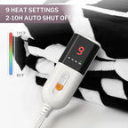 VENTIMI Electric Heated Blanket Full Size, 72" x 84" Heated Blanket with 9 Heat Levels & 2 to 10 Hours Auto Off, Fast Heating Blankets with ETL & FCC Certification, Black - color: Black, size: Full