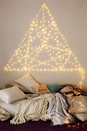 Twinkle Star 200 LED 66 FT Copper Fairy String Lights 8 Modes LED, USB Powered with Remote Control for Christmas Tree Wedding Party Home Decoration, Warm White - color: Warm White, size: 66ft
