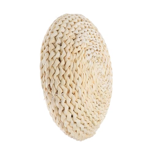 SOLUSTRE Natural Cotton Filling Meditation Cushion Yoga Mat Straw Braid Seat Pad Boho Pillow Decorative Cushion