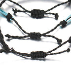 choice of all String Bracelets for Women Boho Wave Surfer Beach Wear Cute Bracelets Set Summer Friendship Jewelry Accessories Beach Stuff - color: I1：16 pcs black blue wave bracelets
