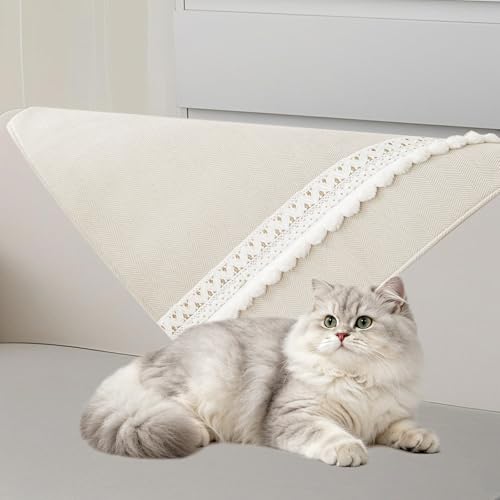 VClife Modern Couch Cover, Non Slip Dog Sofa Cover, Beige, 35.4" x 35.4" | Pet-friendly Sofa Covers, Scratch-resistant, Waterproof, Non Slip That Stay Firmly In Place, Durable and Machine Washable - color: 01# Beige, size: 35.4" x 35.4"