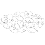 Tandefio 7 Pcs Decorative Mirrors Home Wall Art Decor Hanging Mirrors Wall Art for Living Room Bedroom Entryway 60 x 20 Inches