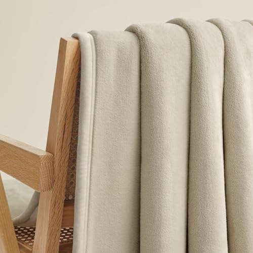 UGG Coco Plush Fleece Throw Blanket – Soft & Cozy Blanket for Couch, Bed & Sofa, Perfect for Home Decor, House Warming Gifts or Luxurious Birthday Gifts for Women, 50" x 70", Ivory Shoreline - color: Ivory