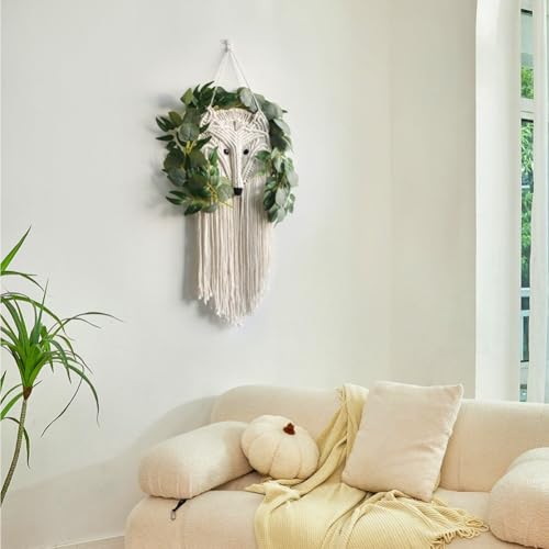 Large Macrame Wall Hanging, 88 * 26cm/34''*10'' Bohemian Style Art Decor, Linen Tapestry For Home/Bedroom/Wedding Decoration, Bohemian Home Decoration, Large Macrame Art Backdrop