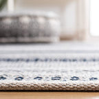 SAFAVIEH Montauk Collection Runner Rug - 2'3" x 9', Grey & Black, Handmade Flat Weave Boho Stripe Cotton, Ideal for High Traffic Areas in Living Room, Bedroom (MTK851H) - color: Grey/Black, size: 2'3" x 9' (Runner)