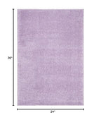 SAFAVIEH August Shag Collection Accent Rug - 2' x 3', Lilac, Solid Design, Non-Shedding & Easy Care, 1.2-inch Thick Ideal for High Traffic Areas in Entryway, Living Room, Bedroom (AUG900V) - color: Lilac, size: 2' x 3' (Rectangular)