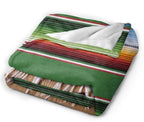 HGOD DESIGNS Mexican Style Throw Blanket Mexican Traditional National Blanket Super Soft Flannel Throw Blanket Lightweight Plush Fuzzy Bed Blanket for Bedding Sofa and Travel 40"X50" - color: Mexican Style, size: 40x50 inch