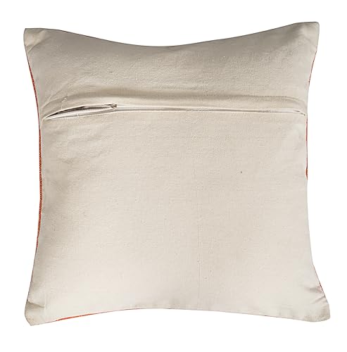 Indian Cotton Cushion Cover Sabra Kilim Pillow Cover Designer Decorative Sofa 18x18 Inche Handwoven Cushion Case for Farmhouse Home Decor Spring Decorative Pillow (Pattern 29) - color: Pattern 29