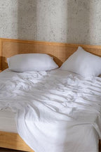 Muslin Blanket - Pure 100% Turkish Cotton Airy Soft Light Versatile Gauze Throw Blanket for Bed, Couch, Sofa (White, King Size (95" x 110" inch)) - color: White, size: King Size ( 95" x 110" inch )