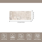 2x5 Washable Kitchen Rug Runner – Non-Slip Abstract Modern Neutral Small Rug for Bathroom, Hallway, Bedroom, Laundry Room, Entryway – Soft Low-Pile Thin with Rubber Backing (Beige Grey, 2x5) - color: Beige Grey, size: 2' x 5' (Rectangular)