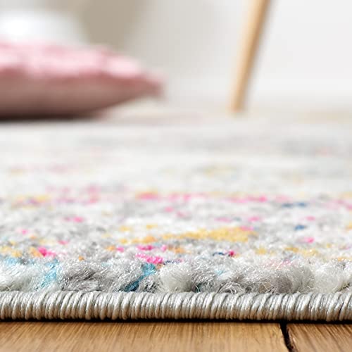 SAFAVIEH Madison Collection Runner Rug - 2'3" x 8', Grey & Gold, Boho Chic Glam Paisley Design, Non-Shedding & Easy Care, Ideal for High Traffic Areas in Living Room, Bedroom (MAD600F) - color: Grey/Gold, size: 2'3" x 8' (Runner)