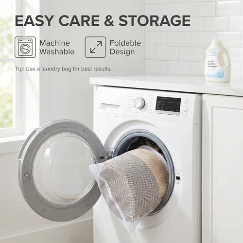 JMvicyroam 115L Extra Large Blanket Basket for Living Room - Woven Cotton Rope Laundry Hamper with Reinforced Handles - Storage Bin for Pillows, Comforters & Toys - Machine Washable,Jute&Black - color: Jute&Black, size: 115L