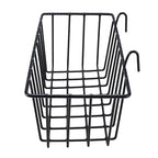 Yaegoo 6 Pack Wire Baskets, Wall Grid Panel Hanging Wire Basket, Black
