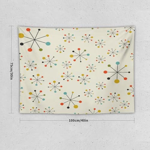 Bohemian Medieval Tapestry, Mid Century Abstract Modern Retro Colors Pattern Tapestries Home Decor for Living Room Bedroom Decoration 40in Wx30in H (102×76cm) - color: Bohemian Tapestry-3, size: 40in"Wx30in"H (102×76cm)