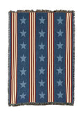Pure Country Weavers Denim Stripe - Americana Gift Tapestry Throw Blanket Woven from Cotton - Made in The USA (50X60) - color: Denim Stripe, size: 50x60