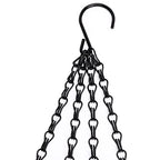 Heybe 20 Inch Hanging Basket Chain, 4 Point Hanging Chains with Hooks for Pot Planters Bird Feeders Lantern Lamp,Extended Hangers for Hanging Badkeys(20Inch, 4 Point) - size: 20 inches, style: 4 point