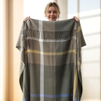 BATTILO HOME Olive Green Plaid Throw Blanket for Couch - Army Green Plaid Blanket Buffalo Checkered Blankets - Lightweight Farmhouse Outdoor Throw Blankets for Bed, Sofa 50"x60" - color: Army Green
