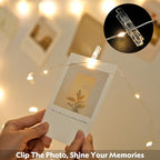 JMEXSUSS Photo Clips String Light, 33Ft 100LED Fairy Lights Plug in with 50 Clips ＆ Remote for Pictures, 8 Modes Twinkle Lights for Bedroom Dorm Wall Birthday Christmas Wedding Party Decor