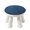 uxcell Round Stool Cushion, 10 x 10 Inch Round Seat Pads with Elastic Straps, Anti-Slip Soft Round Pad Chair Seat Cushions for Dining Chairs Kitchen Bar High Stool, Dark Blue - color: Dark Blue, size: 10 x 10 Inch