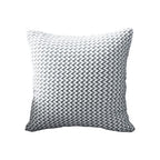 Two-Tone Textured Pillow Covers Decorative Throw Cushion Case Soft Home Sofa Accent Pillowcase with Hidden Zipper - color: Dark Gray01