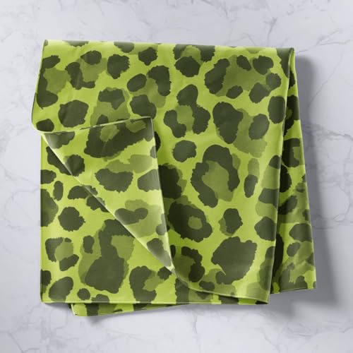 Green Leopard Print Tapestry Cheetah Wall Hanging for Kids Teens Girls Room Decor, Wild Animal Fur Print Wall Blanket Tapestries Fashion Wall Art Hanging, Large 59.1 x 82.7 Inches - color: WWS9605, size: 82.7"L x 59.1"W