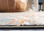 SAFAVIEH Madison Collection Runner Rug - 2'2" x 6', Grey & Pink, Modern Abstract Design, Non-Shedding & Easy Care, Ideal for High Traffic Areas in Living Room, Bedroom (MAD460A) - color: Grey/Pink, size: 2'2" x 6' (Runner)