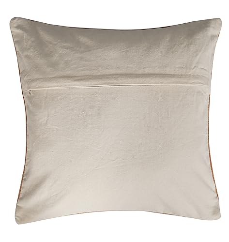 Indian Cotton Cushion Cover Sabra Kilim Pillow Cover Designer Decorative Sofa 18x18 Inche Handwoven Cushion Case for Farmhouse Home Decor Spring Decorative Pillow (Pattern 24) - color: Pattern 24