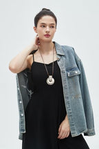 Leather Necklace for Women Long Boho Pendant Hippie Choker Necklace Bohemian Layered Leather Rope Wooden Jewelry Gifts - style: Boho Silver Pendant