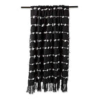 DII Woven Loop Throw Collection, 50x60, Black - color: Black