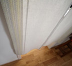 Doorway Curtain (W33.5'xH66.9') Takumi Tapestry noren Room Divider (Beige) - color: Beige