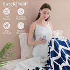 VENTIMI Electric Blanket Twin, 62" x 84" Heated Blanket with 9 Heat Levels & 2 to 10 Hours Auto Off, Fast Heating Blankets with ETL & FCC Certification, Navy - color: Navy, size: Twin